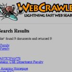 WebCrawler search engine