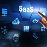 SaaS Software as a Service Internet and networking Technology concept
